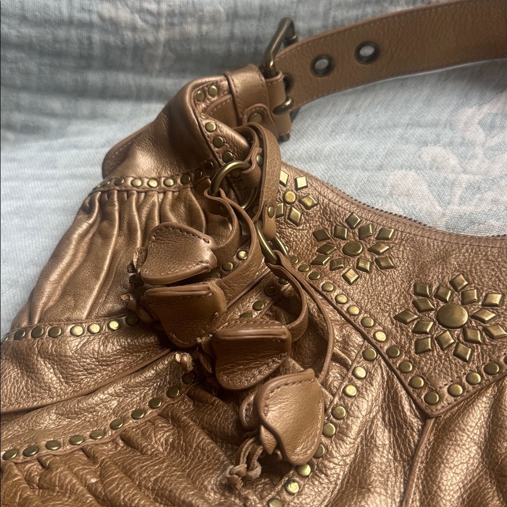 Y2K Isabella Fiore Bronze Shoulder Bag - Picture 2 of 6